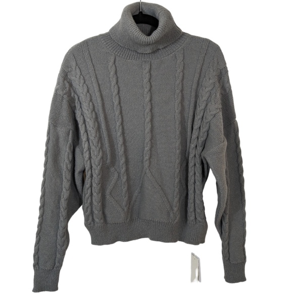 Commense Light Gray Turtleneck Sweater Size XS - Picture 1 of 3